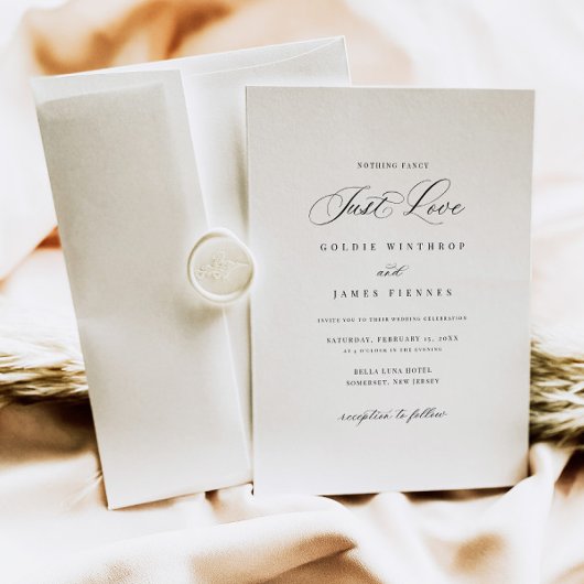 書モダン道シンプル結婚式招待状 招待状