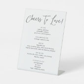 書モダン道スクリプ結婚トのドリンク 台座サイン (正面)