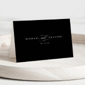 書モダン道タイムレスゲスト名座席表 テーブルナンバー