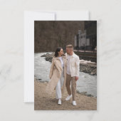 書モダン道タイムレス金ゴールドQRコード写真 出欠カード (裏面)