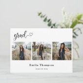 書モダン道ハート卒業生3写真集 案内状 (スタンド正面)