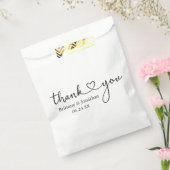 書モダン道ハート結婚有難う フェイバーバッグ (封をした状態)