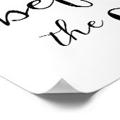 書モダン道バチェロレッテHen stagプリント ポスター (角)