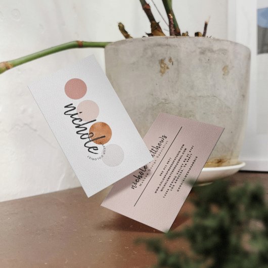 書モダン道フェミニンメイクアップアーティスト 名刺