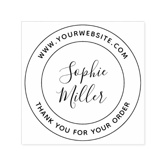 書モダン道ブランド名の追加 セルフインキングスタンプ (デザイン)