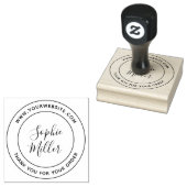 書モダン道ブランド名の追加 ラバースタンプ (押印)