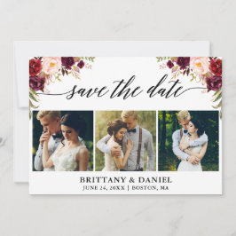 書モダン道ブルゴーニュフローラ3 Photo セーブザデート