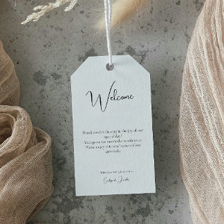 書モダン道ミニマル結婚リスト ギフトタグ