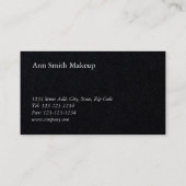 書モダン道メイクアップアーティスト 名刺 (裏面)