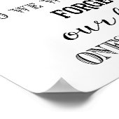 書モダン道ワインコルクの結婚プリント ポスター (角)