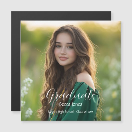 書モダン道光卒業磁石 (正面/裏面)