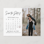 書モダン道写真の日付の保存 ポストカード (正面)