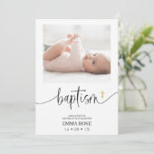 書モダン道写真バプテスマ 招待状 (スタンド正面)