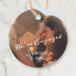 書モダン道写真婚約カスタム フェイバータグ