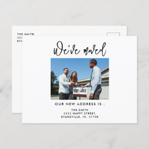 書モダン道写真引っ越しました新しいアドレス ポストカード