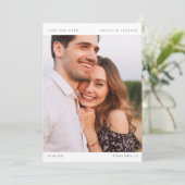 書モダン道写真結婚の セーブザデート (スタンド正面)