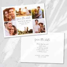 書モダン道写真結婚の セーブザデート