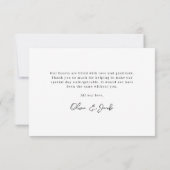 書モダン道写真結婚コラージュ サンキューカード (裏面)