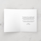 書モダン道写真結婚有難う 箔グリーティングカード (内側レイダウン)