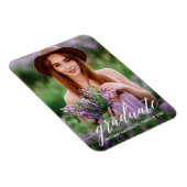 書モダン道卒業写真 マグネット (右側)