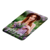 書モダン道卒業写真 マグネット (左側)