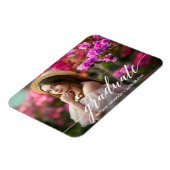 書モダン道台本卒業写真 マグネット (左側)