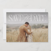 書モダン道文字オーバーレイ写真救型 セーブザデート (正面)