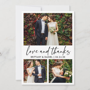 書モダン道用インクペン3写結婚真 サンキューカード