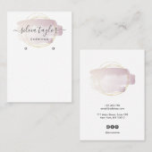 書モダン道芸術イヤリング表示カード 名刺 (正面/裏面)