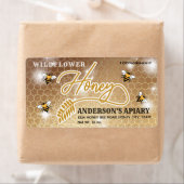 書モダン道蜂蜜枝jarラベル ラベル (インサイチュ)