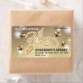 書モダン道蜂蜜枝jarラベル ラベル (インサイチュ)