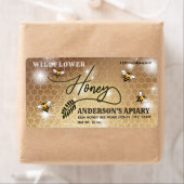 書モダン道蜂蜜枝jarラベル ラベル (インサイチュ)