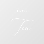 書モダン道表10表番号 ウィンドウサイン (シート)