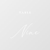 書モダン道表9表番号 ウィンドウサイン (シート)