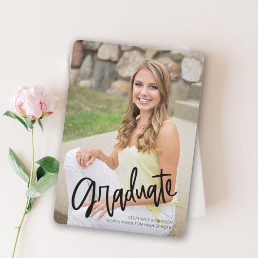 書モダン道2023写真卒業パーティー 招待状