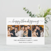 書モダン道3写真テラコッタ感謝祭 シーズンカード (スタンド正面)