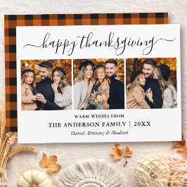 書モダン道3写真プライド感謝祭 シーズンカード