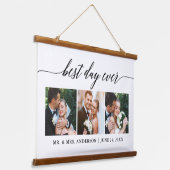 書モダン道3最高の写真結婚日 吊り下げ型タペストリー (傾斜あり)