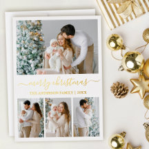 書モダン道4写真クリスマス金ゴールド