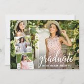 書モダン道4写真部卒業 案内状 (正面)