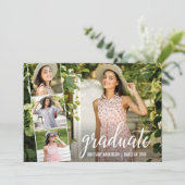 書モダン道4写真部卒業 案内状 (スタンド正面)