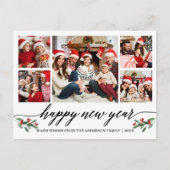 書モダン道5写真家新年おめでとう ポストカード (正面)