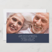 書モダン道50結婚周年 招待状 (裏面)