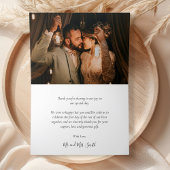 書モダン道6写真結婚コラージュの感謝していY サンキューカード