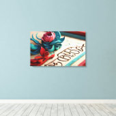 書モダン道 キャンバスプリント (インサイチュ (ウッドフロア))