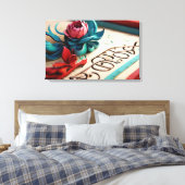 書モダン道 キャンバスプリント (インサイチュ (寝室))