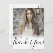 書モダン道 | 写真の卒業式 ポストカード (正面/裏面)