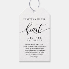 書モダン道、黒フォント、葬式ギフトラベル ギフトタグ