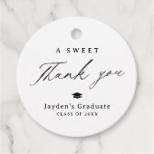 書モダン道A甘い卒業 フェイバータグ (正面)