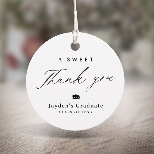 書モダン道A甘い卒業 フェイバータグ